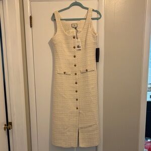 Tuckernuck Cream Button-Down Dress